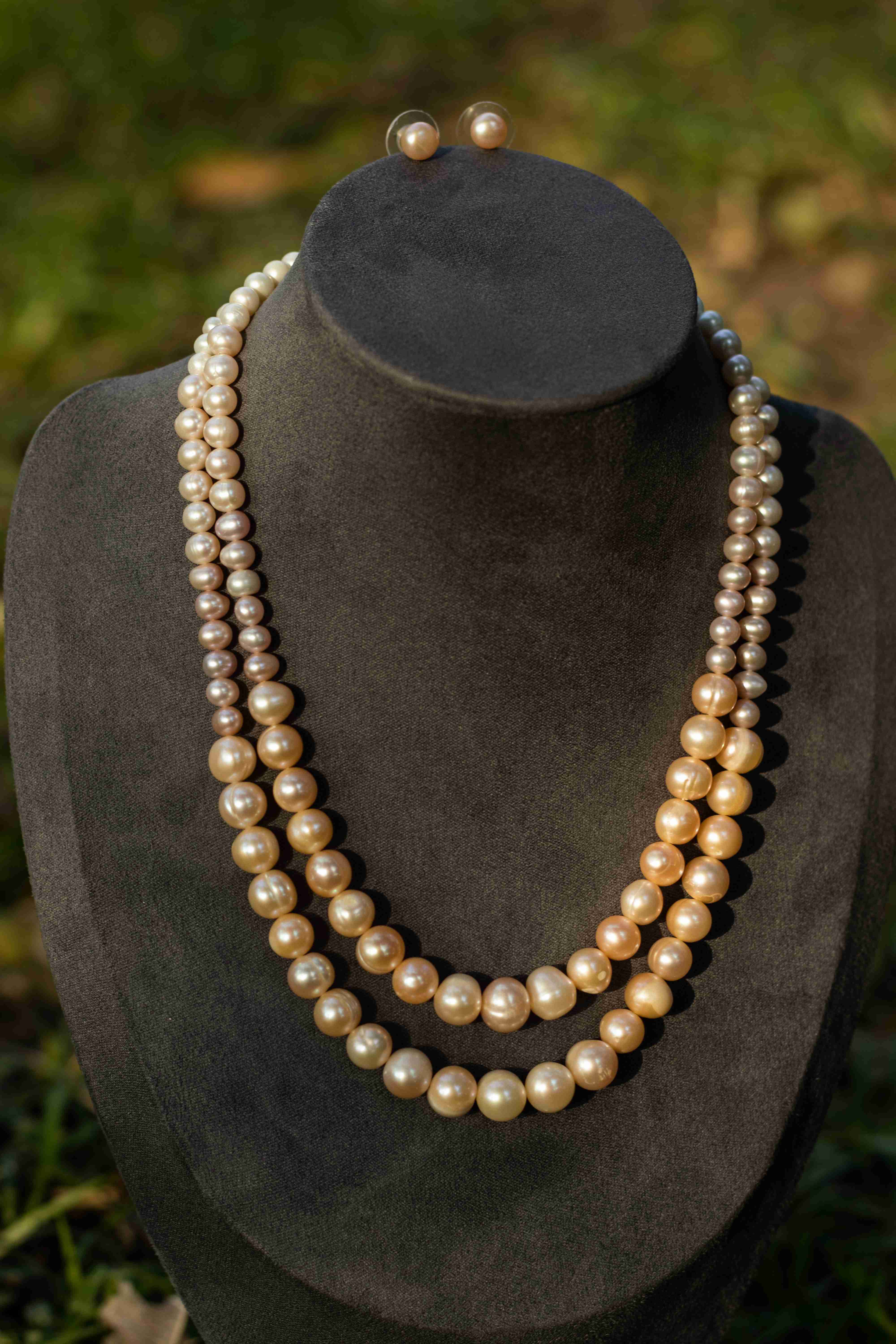 Necklace with studs category